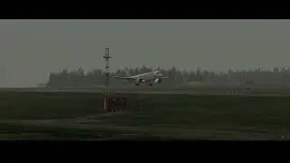 Airbus A320neo Rough Weather Landing in Liverpool, United Kingdom | ToLiss A32N | X-Plane 12