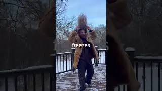 Frozen hair!😨