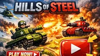 HILLS OF STEEL 🔥 EPIC TANK BATTLE! | Crazy Explosions & Best Moments 🚀 #automobile #games #hilsha #n