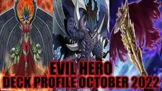 EVIL HERO DECK PROFILE (OCTOBER 2022) YUGIOH!