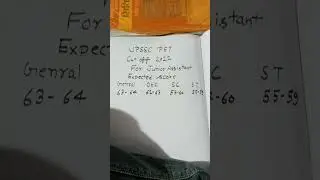 upsssc junior assistant 2023 post 3831 expected score #shortsvideo #shortvideo #shortsvideo #upsssc