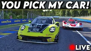 This Could Go So Badly... Chat Picks My Car! - LMU Daily Races