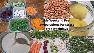 Weekend Pre-preparations for stress free weekdays /Meal Prep Tips in tamil /Grocery list making tips