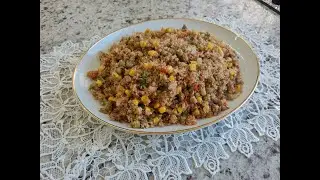 Farofa de quibe, o melhor acompanhamento vegano que voc&ecirc; j&aacute; experimentou!