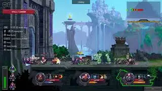 Golems OP Lane Control! Damage-Only Teams Shattered! #indiegame #roguelite #pixelartgames