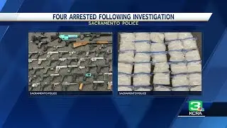More than 60 guns and 52 pounds of meth seized in Sacramento police investigation