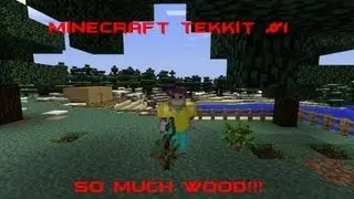 Minecraft Tekkit SP #1 - So Much Wood!
