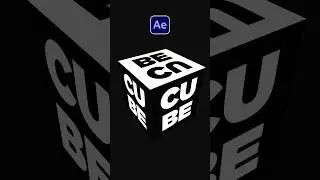 Создание анимации вращения 3D-куба в After Effects #tutorial
