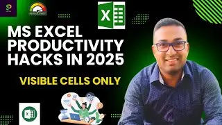 MS Excel Productivity Hacks In 2025! #Copy & Paste Visible Cells Only  in Excel #microsoftexcel