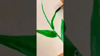 satisfying leaves painting 🌿🌿 Art by Noushin