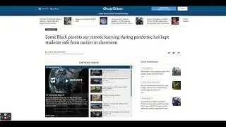 Remote Learning Kept Black Children Away From Racism