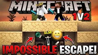 Minecraft Manhunt live 1 V 2 join me.