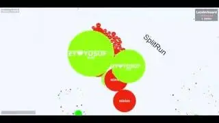Agar.io 18.B&ouml;l&uuml;m Private Server Pop Split Montage