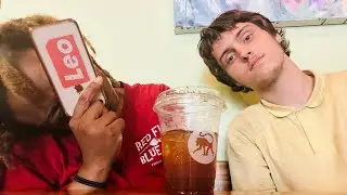 Vinny and Jeremy take frothy monkey
