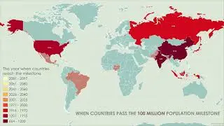 The 100 Million Club: When Countries Reached This Population Milestone