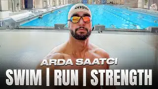 Day in Life of a Cyborg #19 | Schwimmen🏊‍♂️, Laufen🏃, Krafttraining🦾| Arda Saatci