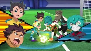 Inazuma Eleven Go Strikers 2013 Inakuni Raimon Vs Galaxy Rivals 2 Wii 1080p (Dolphin/Gameplay)