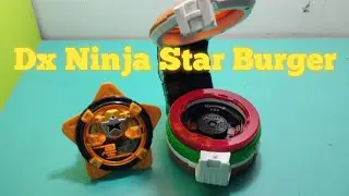 Review Henshin Device Ninja Star Burger! Starninger Shuriken! Shuriken Sentai Ninninger!