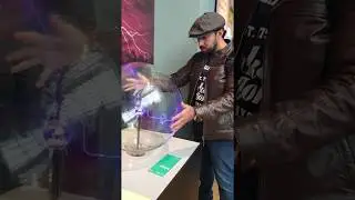 Tesla Ball (Plasma Ball) in National Museum of Scotland, Edinburgh.