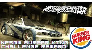 NFS Most Wanted :HOW TO JOİN BURGER KİNG CHALLENGE (read desc)