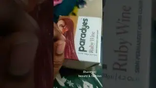 Paradyes(ruby wine shade): Kashmir's Burgundy Jewel #haircolor #haircolourathome #shortsvideo #short