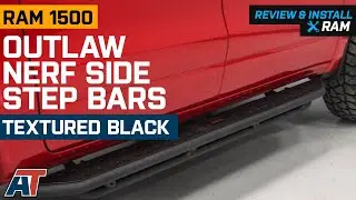 2019-2021 RAM 1500 Outlaw Nerf Side Step Bars; Textured Black Review & Install