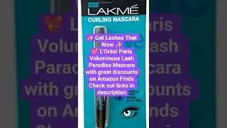 ✨ Get Lashes That Wow ✨💖 L'Or&eacute;al Paris Voluminous Lash Paradise Mascara with great discounts  🔥