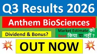 Anthem BioSciences q3 results 2026 |Anthem BioSciences results today | Anthem BioSciences Share News