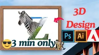 Design any Symbol in 3 Min !! | Adobe Photoshop | Tutorial | Create | Manipulation | Char Z | Image