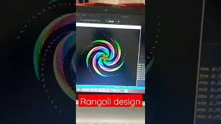 Rangoli design using ....Python/...python turtle.../#coding #programming #pythonturtle #shorts