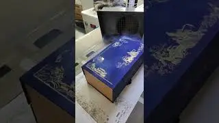 Luxury Gift Box Laser Engraving Precision Crafting with CO2 Laser #precisioncraftsmanship #machine