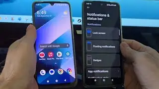 How to change notification bar in Poco C85 | How to set data usage in notification bar in Poco C85