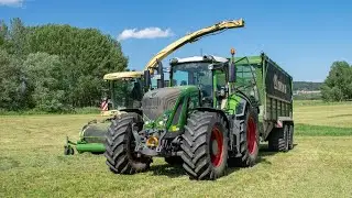 Deutschland STYLE !! Krone BigX 700,3x FENDT,JCB,Krone,Fliegl,Joskin,    Grass silage 2019 !! 💪💪📸