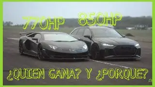 Lamborghini SVJ vs Audi RS6 850HP