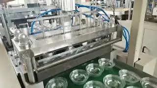 DPP-420 Model plastic lid machine test runing dome lid for Ukraine client