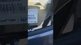 installation of 2018-2025 jeep compass rear door glass