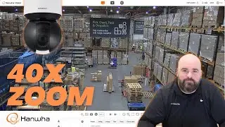 Hanwha XNP-6400R PTZ Camera | 40x Optical Zoom in Action!