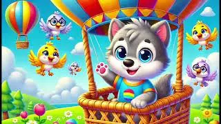 🌈🎈 Wally and the Hot Air Balloon #FunForToddlers#KidsAdventure#ToddlerStories #FunForKids #KidsVideo