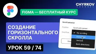 Горизонтальные скролл в прототипе в Figma | Курс по Figma: Урок 59 из 74