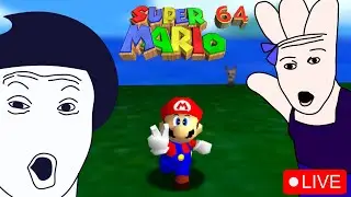 Playing Mario 64 with Friends!!! (Mario 64)