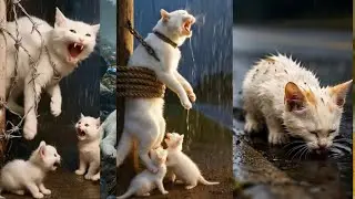 “A Mother Cat’s Tears Will Melt Your Heart 💔🐾”
