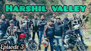 Finally we are at the harshil valley! Bike trip ! Rustam Rider! Harley x440