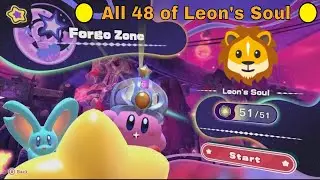 Kirby and the Forgotten Land - FORGO ZONE (Isolated Isles: Forgo Dreams) 🟡 All 51 of Leon's Soul 🟡