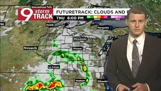 Scattered rain the next few days