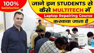 Live Practical in Laptop Repairing class in Multitech Institute 💯 - लैपटॉप चिप लेवल रिपेयरिंग