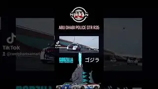 This Is Godzilla Abu Dhabi Police GTR