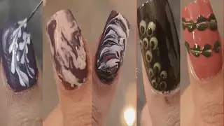 Simple nail art design at home 🏡||Nail art design for short nails #shorts #shortvideo 