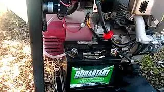 Added electric start to generator