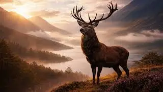 Red Deer Stag | Cinematic Scottish Music for Relaxation