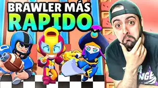 💥&iquest;CU&Aacute;L ES EL BRAWLER M&Aacute;S R&Aacute;PIDO de BRAWL STARS? BATALLA en TR&Iacute;OS💥